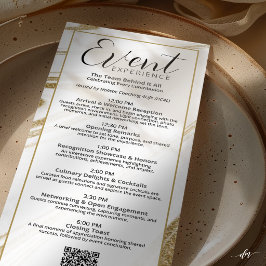 Convites Programa de Evento de Reconhecimento Editável