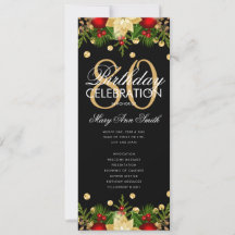 Programa de Festa de aniversário de 80 de Férias D