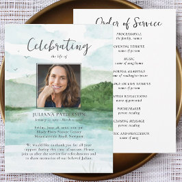 Convites Programa de Ordem Funeral do Lago Montanha