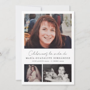 Convites Programa Funerario Cristiano en Español Funeral