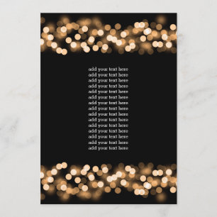 Convites Programa Inserir Glamour Hollywood Dourado