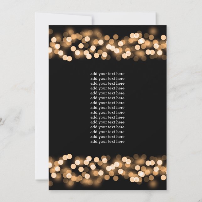 Convites Programa Inserir Ouro Hollywood Glamour (Frente)