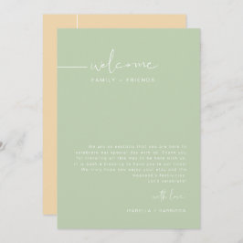 Convites Programação de Boas-vindas do Fim de Semana de Cas