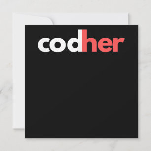 Convites Programadora da Codher Women Stem Engenheiros