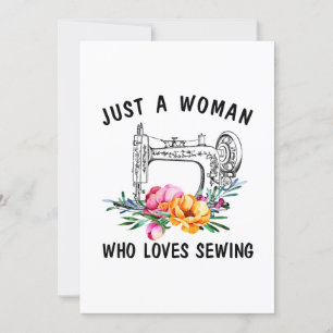 Convites Projeção  Apenas Uma Mulher Que Adora Costurar