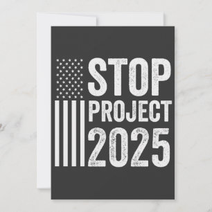 Convites Project 2025 Trump American Republican USA
