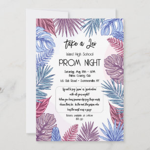 Convites Prom Tropical