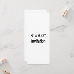 Convites Promoção de Marca Simples Redonda 10cm x 23cm