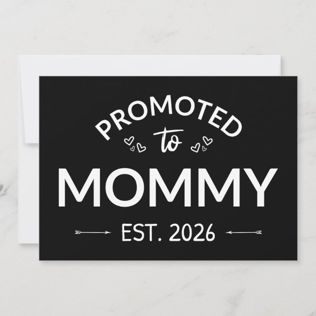 Convites Promovida a Mamãe Est. 2026 II (Frente)