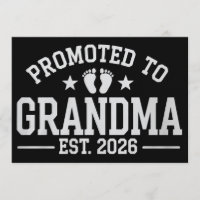 Promovida para Avó est. 2026 Avós Bebê