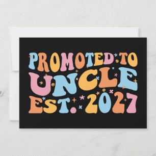 Convites Promovido a Tio Est 2027 Novo Tio