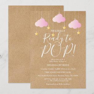 Convites Pronta para Estourar Twinkle Twinkle Baby Shower R