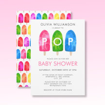 Pronto para Estourar Chupeta Colorida Baby Shower