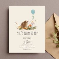 Pronto para Pop Mushroom Hedgehog Balloon Boy