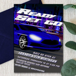 Convites Pronto, Partida, Já - Corrida 