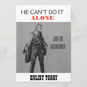 Convites Propaganda - Padrinho de casamento Estimado Convid