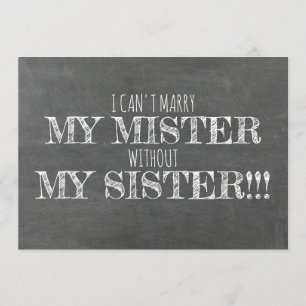 Convites Proposta da dama de honra/madrinha de casamento do