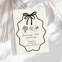 Proposta de Dama de Honra Floral com Arco Desenhad