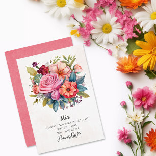 Convites Proposta de Flor de Florais Vibrantes