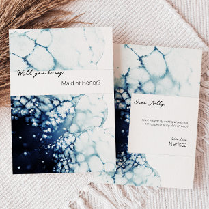 Convites Proposta de Madrinha de casamento de Destino Náuti