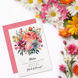 Convites Proposta de Madrinha de casamento de Florais Vibra