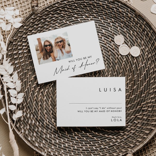 Convites Proposta de Madrinha de casamento de Fotografias M (Criador carregado)