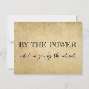 Convites Proposta de Oficiante Humorística: 'Case Conosco' 