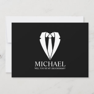 Convites Proposta de Padrinho de casamento Personalizado de
