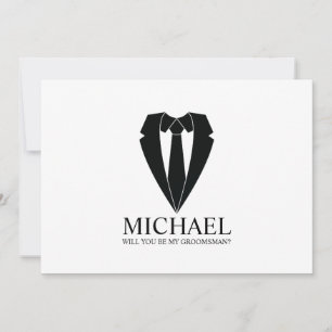Convites Proposta de Padrinho de casamento Personalizado de