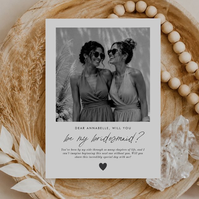 Convites Proposta de Padrinho de Noiva Escrita à Mão (Zazzle Will You Be My Bridesmaid Handwritten Proposal Invitation)