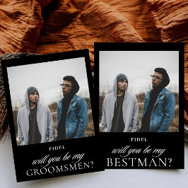 Convites Proposta para Padrinhos de Casamento com Fonte Pre