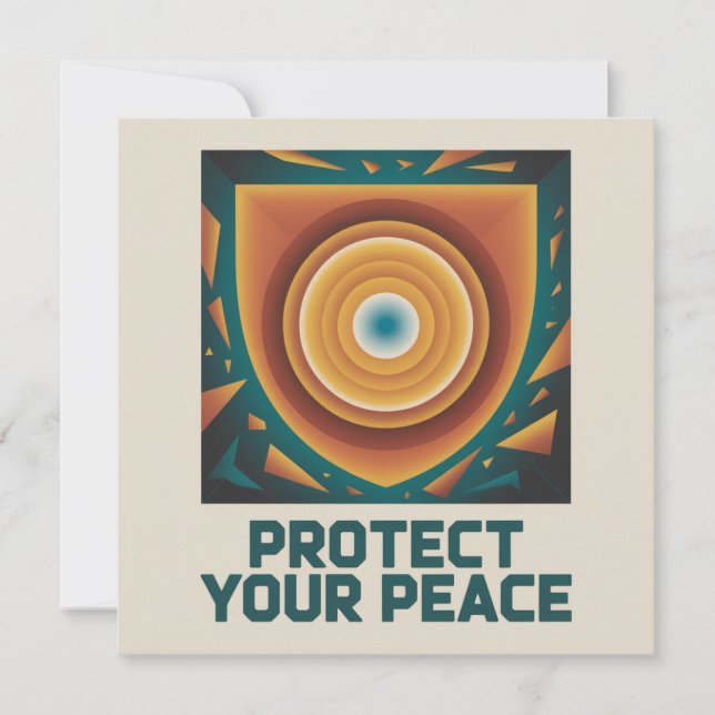 Convites Proteja Sua Paz (Frente)
