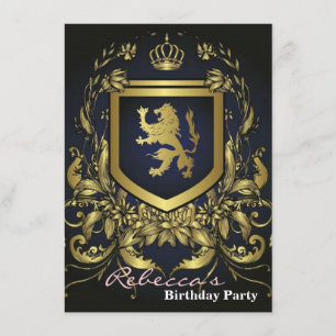 Convites protetor do ouro do midevil do vintage do grunge