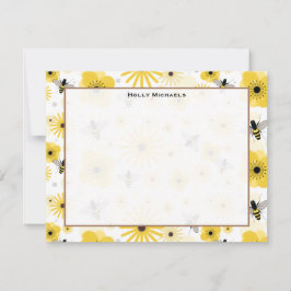 Convites Protetores de Abelhas e Flores