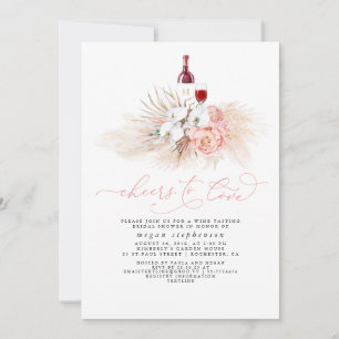 Convites Provando de vinho de Grama Pampas Chá de panela Ro