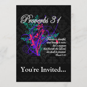 Convites Proverbs 31 Bíblias