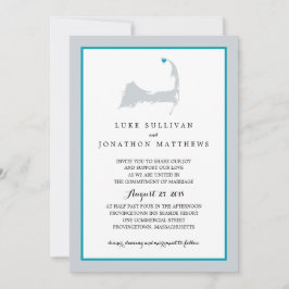 Convites Provincetown Cape Cod | Casamento
