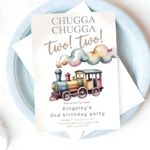 Convites Próxima Parada: 2 Anos! Festa de Aniversário de Tr