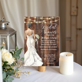 Convites Psalm 91:2 Bridal Shower Invitation