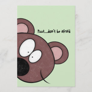 Convites Psst, não tenha medo, é o aniversário do seu am