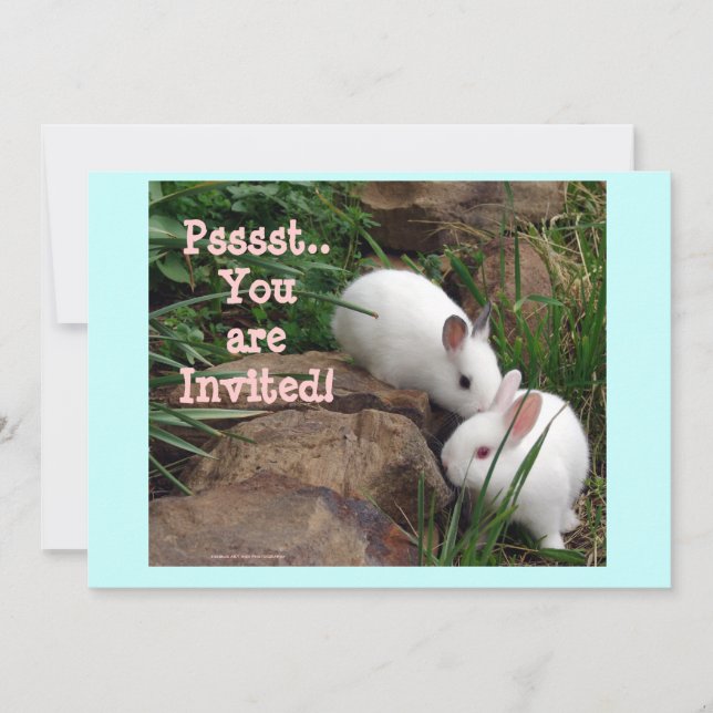 Convites Psst, você está convidado! (Frente)