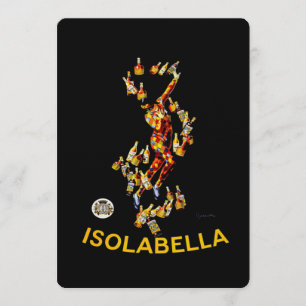 Convites Publicidade do Licor Isolabella de Leonetto Cappie