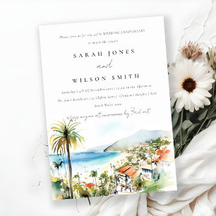 Convites Puerto Vallarta México Casamento Aniversário de Ca