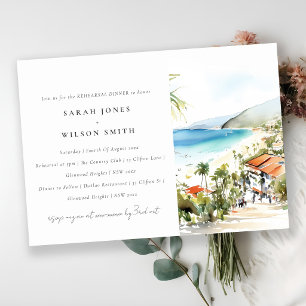 Convites Puerto Vallarta México Jantar de Ensaios em Aquare