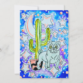 Convites Pug & Cactus