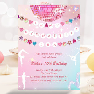 Convites Pulseira de Amizade na Minha Era da Ginástica