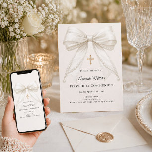 Convites Pulseiras de pérolas de marfim menina elegante Pri