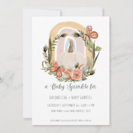 Convites Pumpkin Arco-Íris Mama Azul Escamudo Arte Flórida