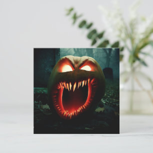 Convites Pumpkin Assustador