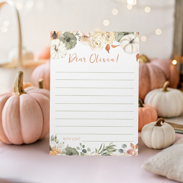 Convites Pumpkin Birthday Time Capsule Card (Criador carregado)